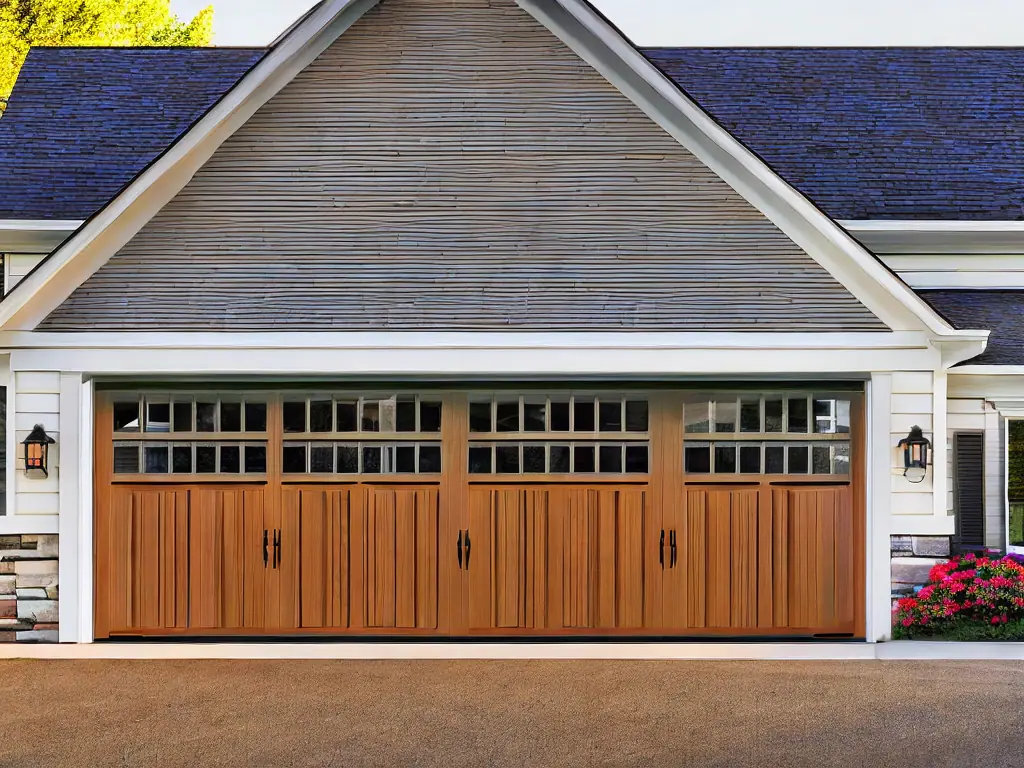 Carriage-style garage door installation in Lancaster PA